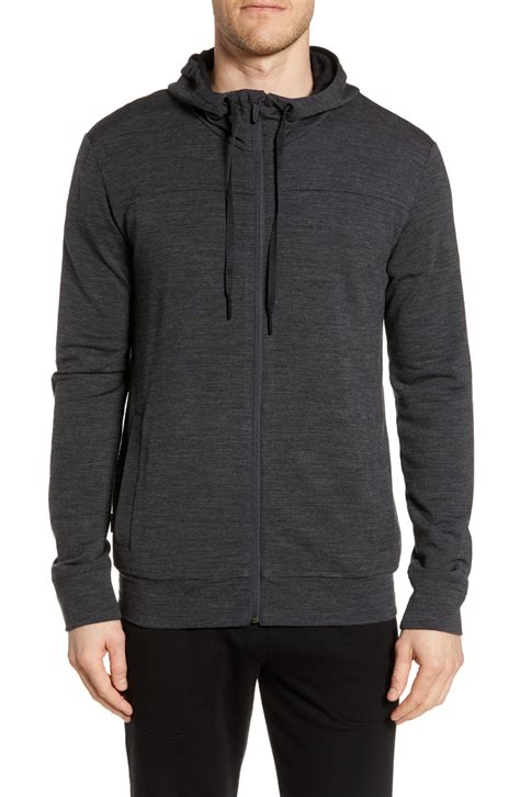 Nylon and Wool Blend Hoodie 